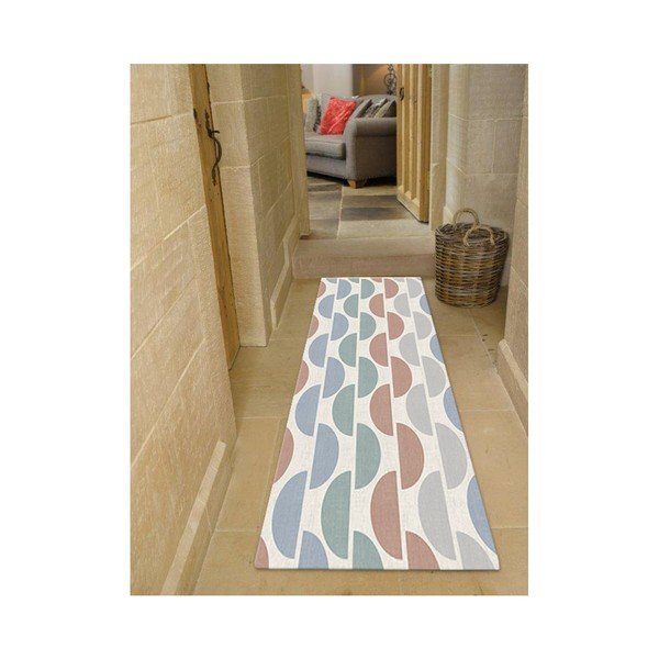 Šedo-modrý běhoun Floorita Halfmoon, 60 x 115 cm-image-4