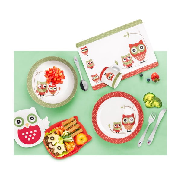 Punane-valge laste termos 480 ml Sova - Orion-image-4