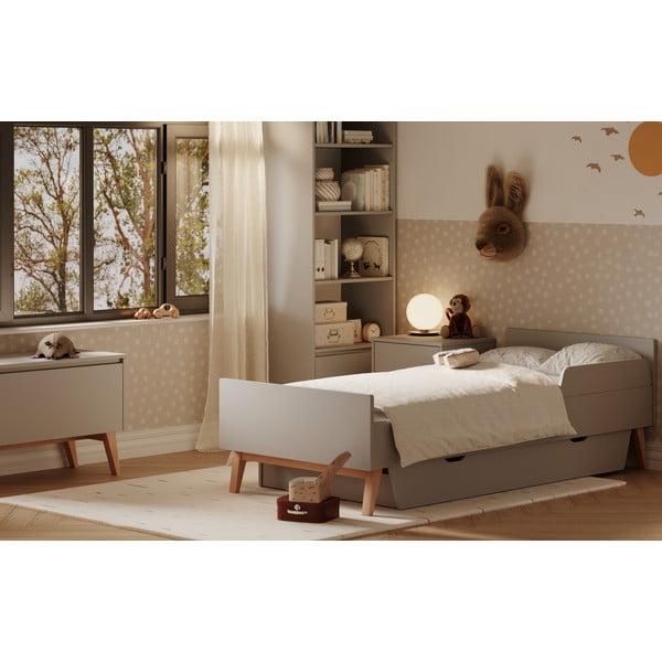 Hall sahtel lastevoodi alla 90x200 cm Swing - Pinio-image-1