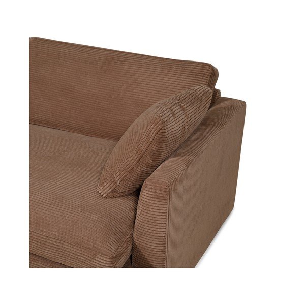 Helepruun velvetist diivan 132 cm Mobby - Scandic-image-4