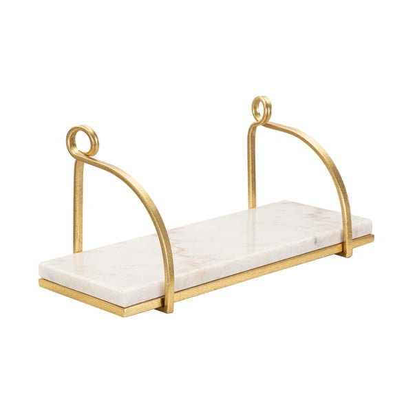 Valge-kuldne marmorist riiul 40 cm Marble - Mauro Ferretti-image-2