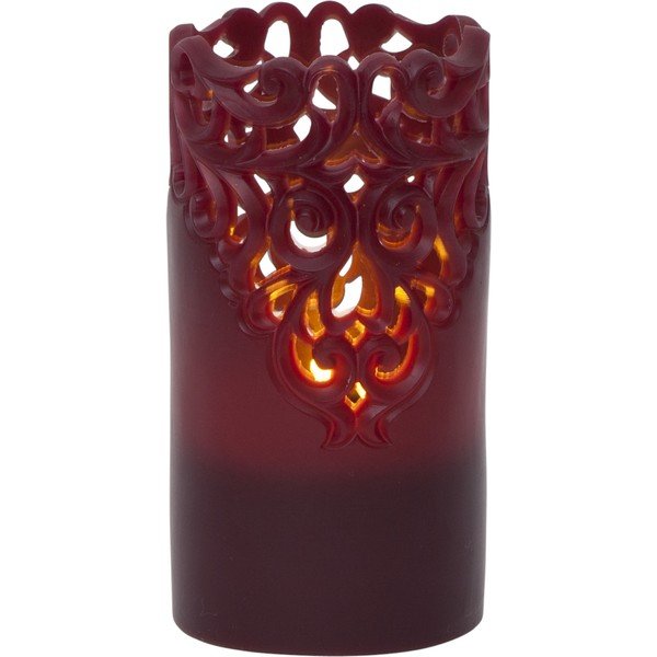 Punane vahast LED küünal, kõrgus 15 cm Clary - Star Trading-image-2