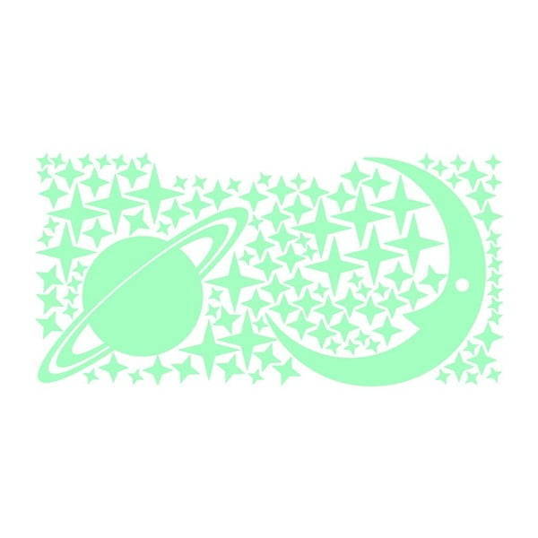 Kuu ja planeedid seinakleebised - Ambiance-image-1