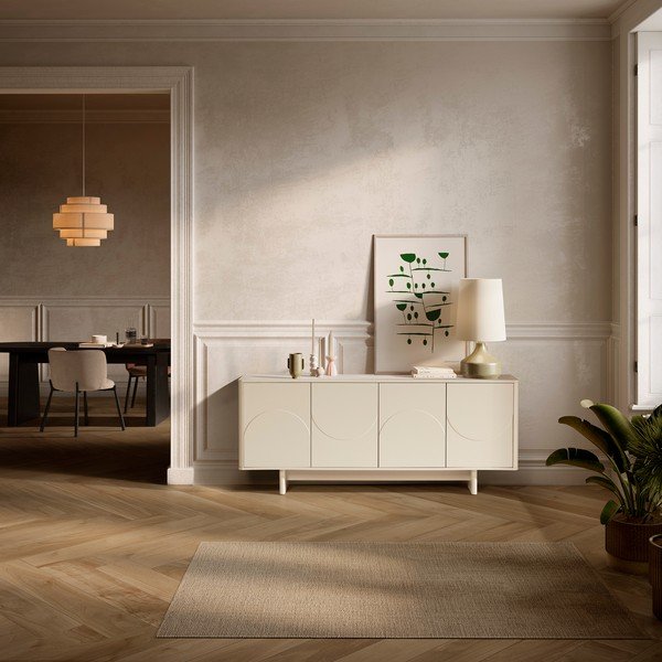 Kreemikas kummut 180x75x40 cm Solei - MOME-image-1