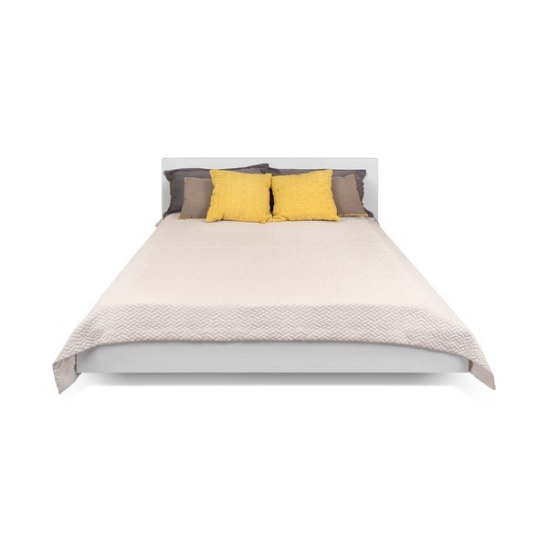 Valge voodi, 160 x 200 cm Float - TemaHome-image-3