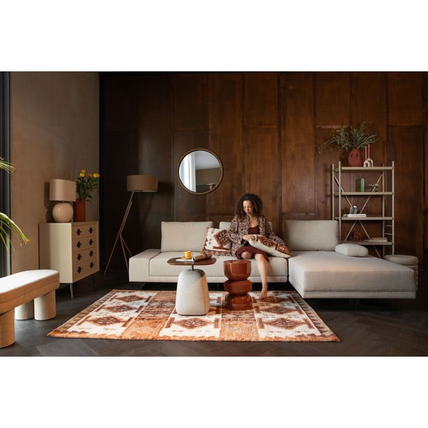 Helepruun põrandavalgusti tekstiilist varjuga (kõrgus 150 cm) Murphy - Dutchbone-image-2