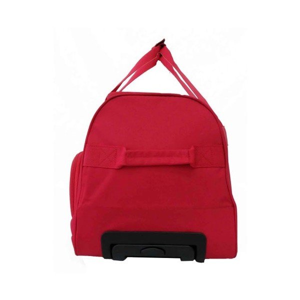 Červená cestovní taška na kolečkách Hero Roulette, 65 l-image-2
