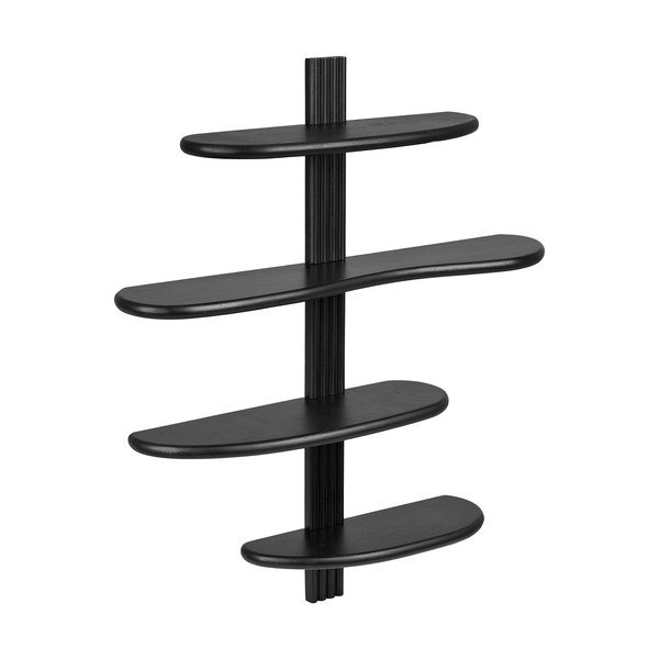 Mustast tammest riiul 80 cm Aliano - House Nordic