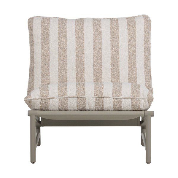 Beež metall/polsterdatud aiatool Elvo - WOOOD-image-2