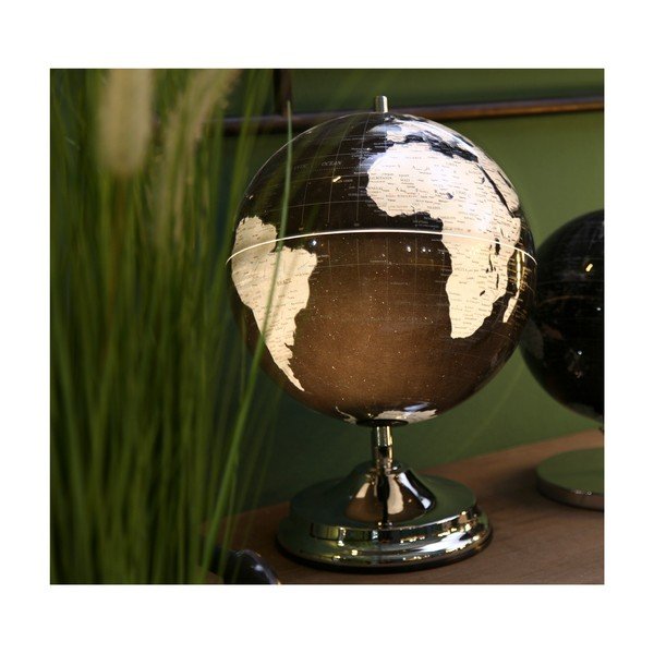 Stolní lampa ve tvaru glogusu Mauro Ferretti Globe Silver, ø 25 cm-image-1