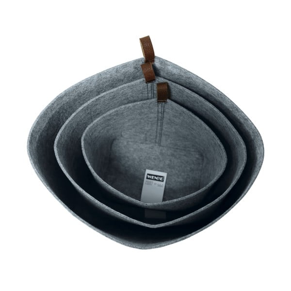 Hall tekstiilist organiseerija Vilt, 30 x 18 cm Feli - Wenko-image-4