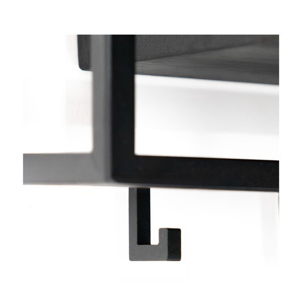 Mustast tammest seinariiul riiuliga 78 cm School - Spinder Design-image-3