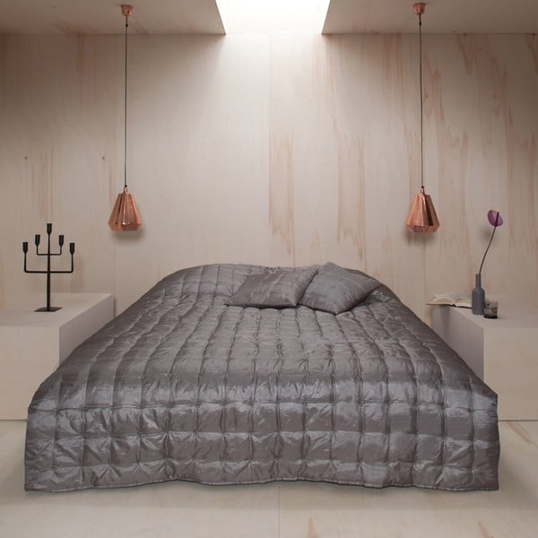 Přehoz přes postel Versailles Cement, 270x270 cm