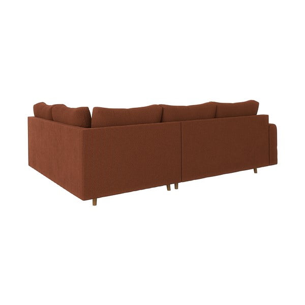 Tellisevärvi velvetist nurgadiivan (parem nurk) Ariella – Ropez-image-2