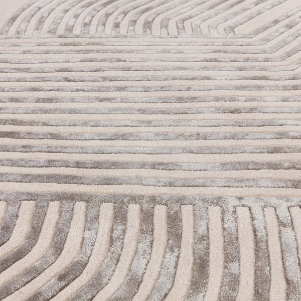 Kreem käsitsi kootud villaseguga vaip 160x230 cm Matrix - Asiatic Carpets-image-3