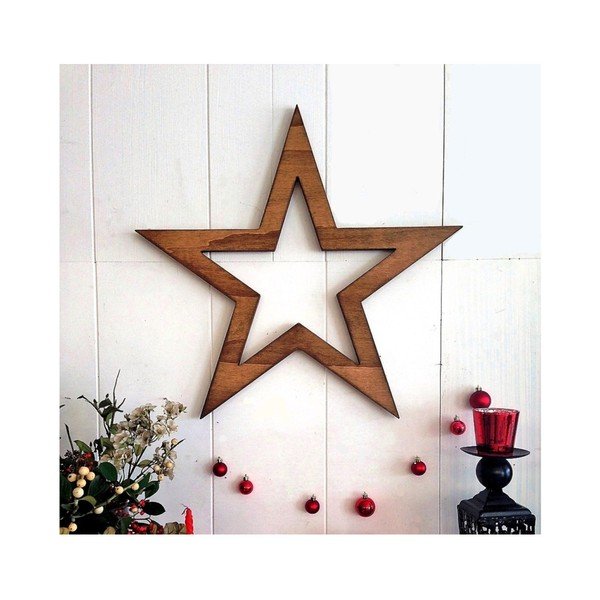 Jõulukaunistus "Hello Star", 62 x 1,8 x 62 cm - La Moneta