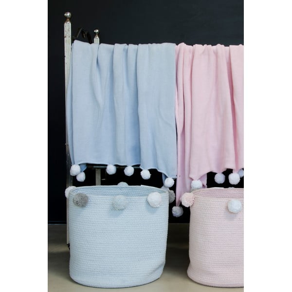 Helesinine riidest laste mänguasjakorv ø 30x30 cm Bubbly - Lorena Canals-image-3