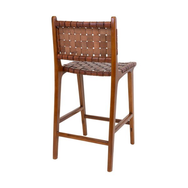 Pruun tiikpuust baaritool 101 cm Perugia - House Nordic-image-4