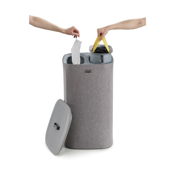 Hall tekstiilist pesukorv , 60 l Tota - Joseph Joseph-image-4