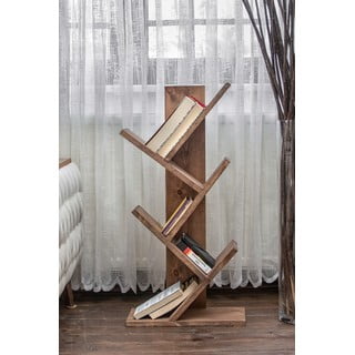 Riiul pähklipuu dekooriga 35x90 cm Cemo - Kalune Design