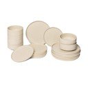 18-osaline beež kivikeraamikast nõude komplekt Malia - Bonami Selection