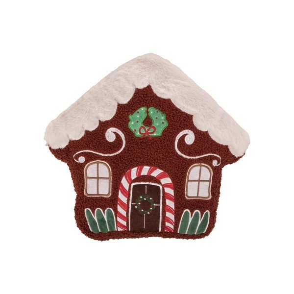 Bouclé-materjalist jõulumotiiviga dekoratiivpadi 38 × 35 cm House – Tiseco Home Studio