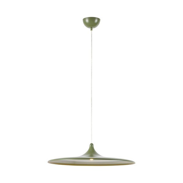 Roheline metallist hämardatav LED-ripatslamp ø57x13 cm Beam - Markslöjd
