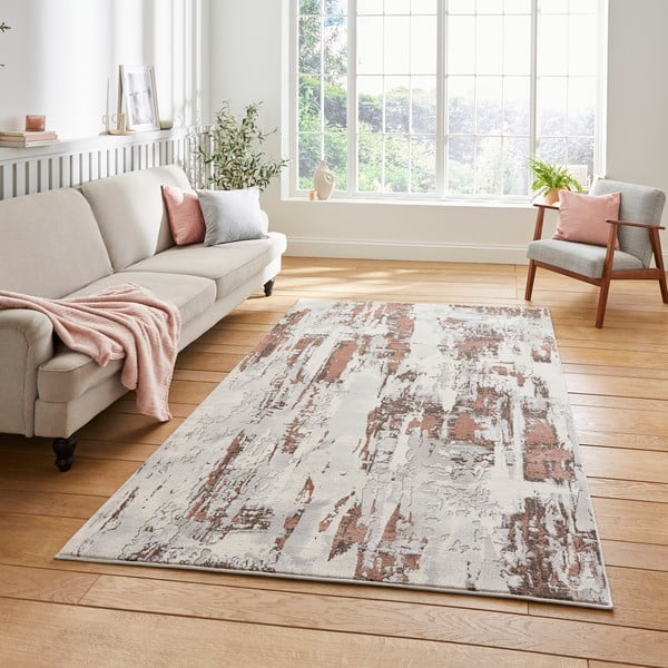 Roosa-helehall vaip 160x220 cm Apollo - Think Rugs-image-1
