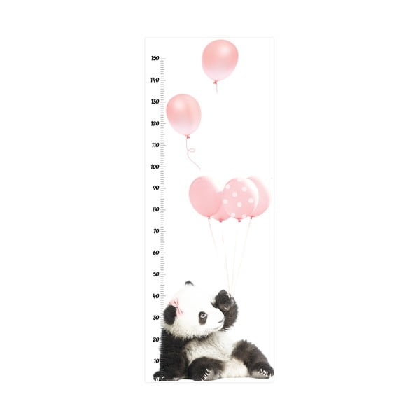 Kõrguskaalaga seinakleebis Pink Panda, 60 x 160 cm - Dekornik