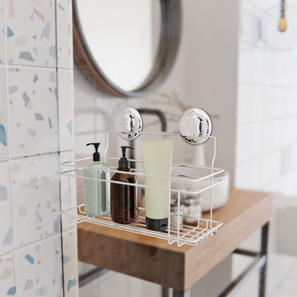 Isekandev metallist hõbedane  vannitoa riiul  Bestlock Bath - Compactor-image-1