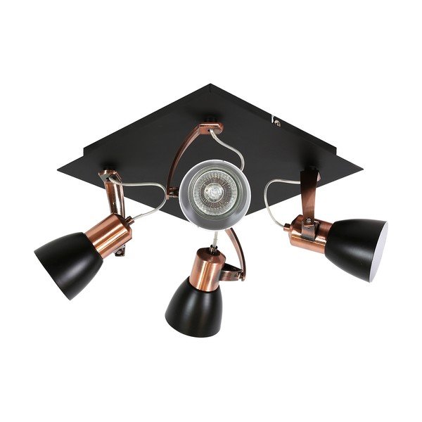 Must-vasevärvi metallist varjuga  laevalgusti 30x30 cm Markus - Candellux Lighting-image-1