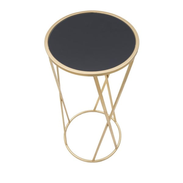 Kokkupandav laud must ja kuldne , kõrgus 75 cm Glam Simple - Mauro Ferretti-image-4