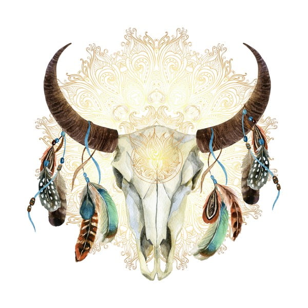 Samolepka Ambiance Boho Buffalo-image-2