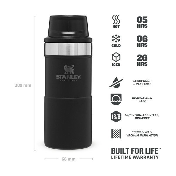 Must termoskruus 350 ml - Stanley-image-3
