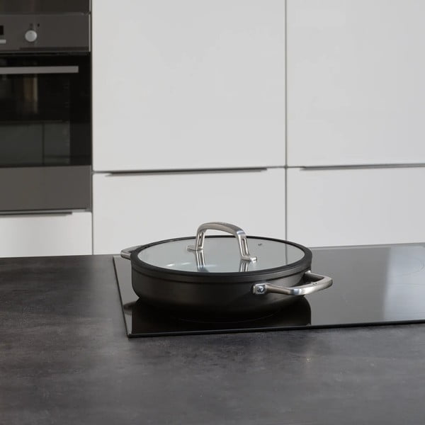 Alumiiniumist pann koos kaane ja mittenakkuva pinnaga ø 28 cm tegame Meda 3.0 - FABINI-image-2