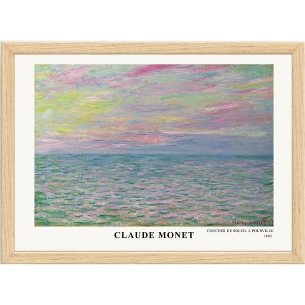 Plakat raamis 75x55 cm Claude Monet - Wallity