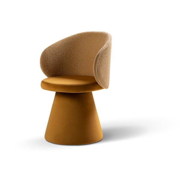 Kollane bukleekangast tugitool Inez - Micadoni Home-image-2