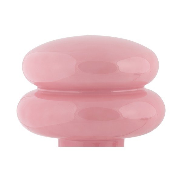 Roosa klaasist laualamp (kõrgus 24 cm) Incesante - Leitmotiv-image-2