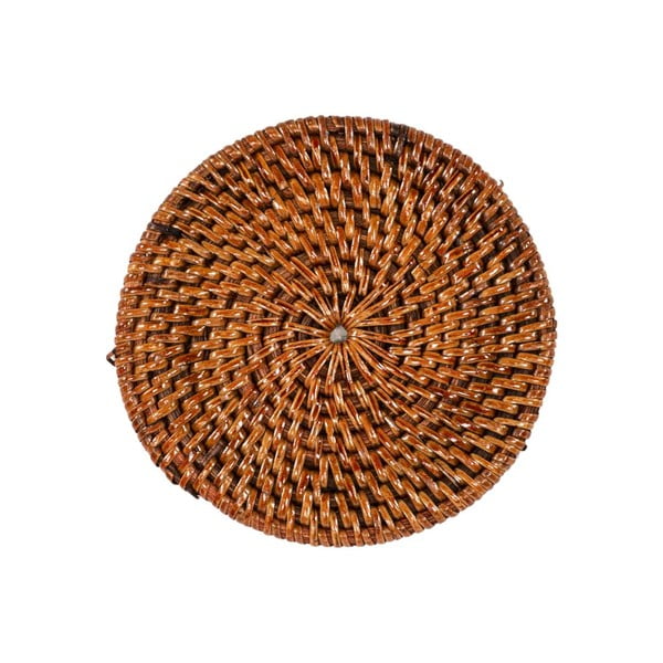 Tumepruunid rotangist alused 6 tk komplektis - Tiseco Home Studio-image-2