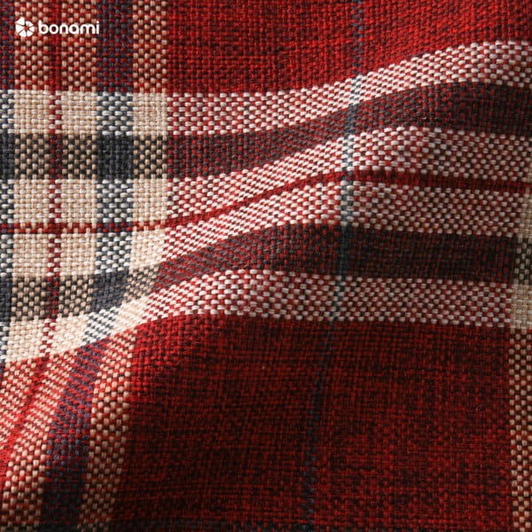 Punane ruuduline tugitool Lorris - Max Winzer-image-1