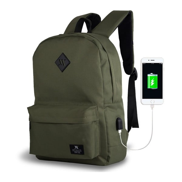 Tumeroheline USB-portiga seljakott My Valice SPECTA Smart Bag - Myvalice