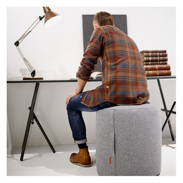 Šedý sedací taburet Innovation Butt-image-4