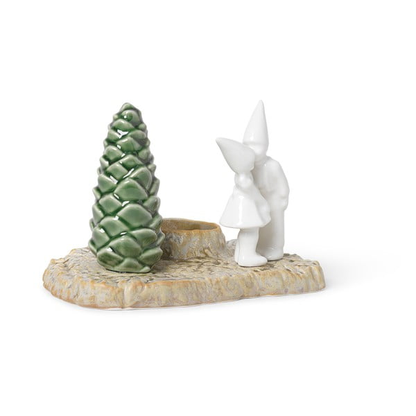 Jõuluküünla hoidja Jõulusuudlus, pikkus 17 cm Christmas Tales - Kähler Design-image-2