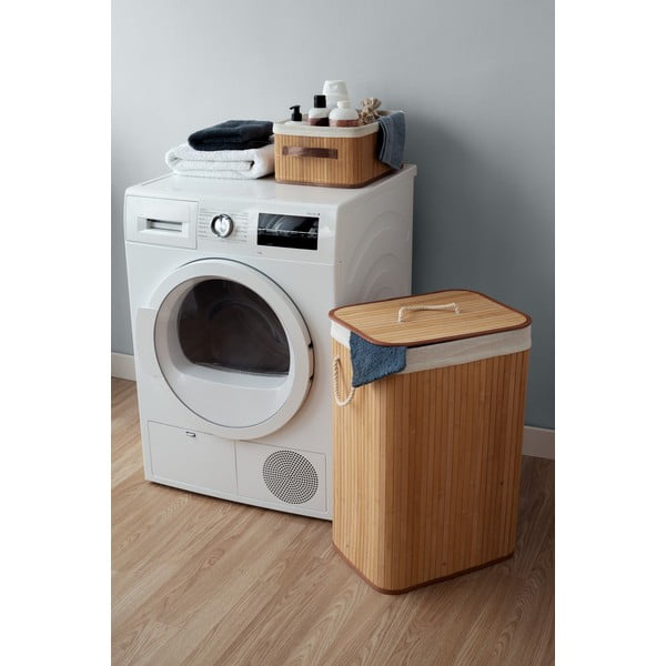 Pruun bambusest korvi Carossa - Compactor-image-2