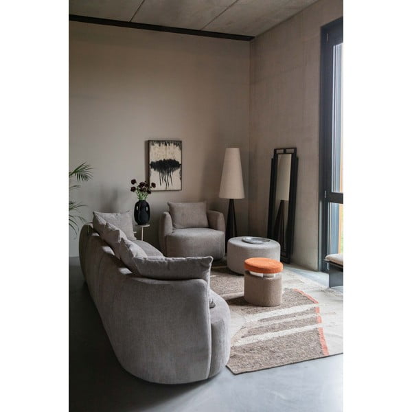 Helepruun diivan 210 cm Rocca - Dutchbone-image-1