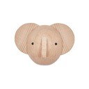 Naturaalsest värvi pöögipuust seinakonks Elephant - OYOY Mini