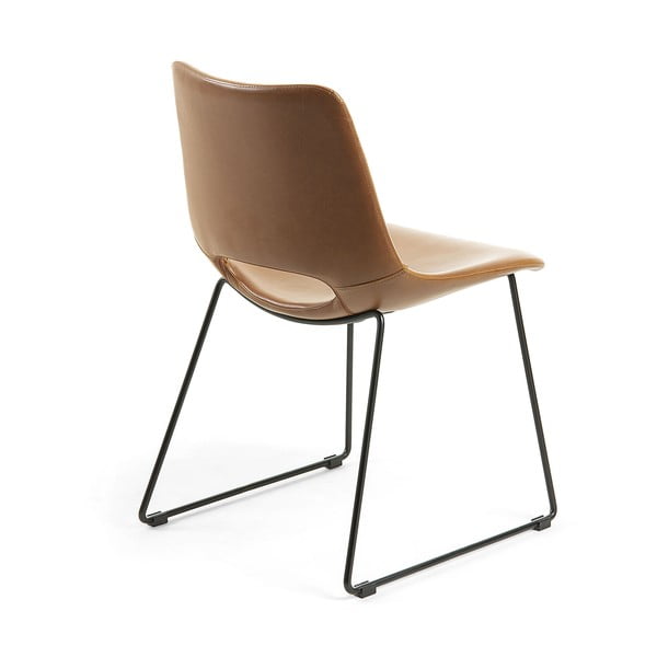 Pruun söögitool Zahara - Kave Home-image-4