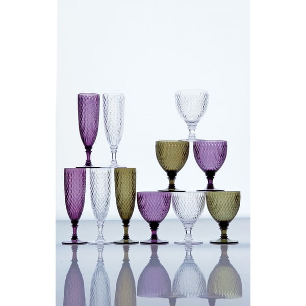 Vinná sklenic Rosette, fialová-image-4