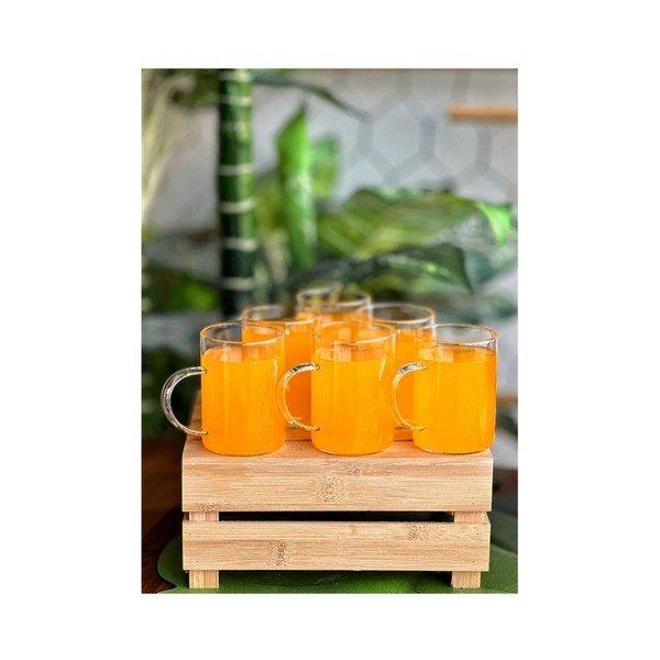 Klaasist kruusid 6tk komplektis 200 ml - Hermia-image-2
