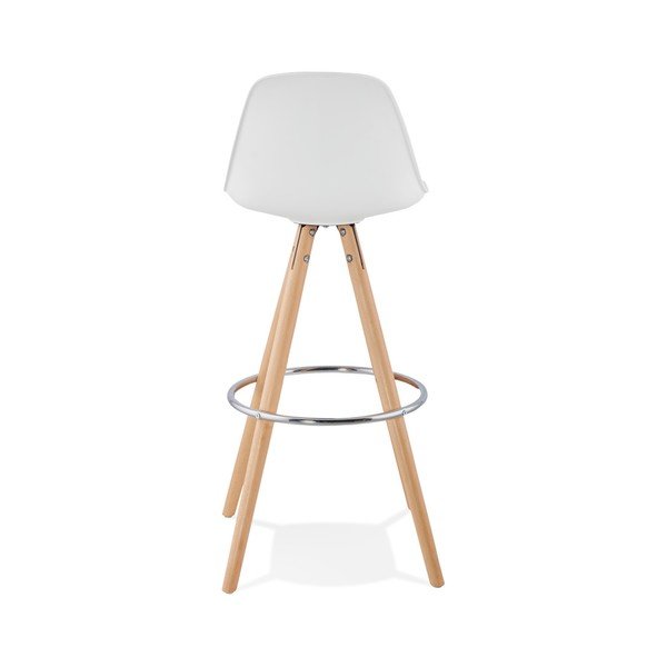 Valge baaritooli, istme kõrgus 74 cm Anau - Kokoon-image-4